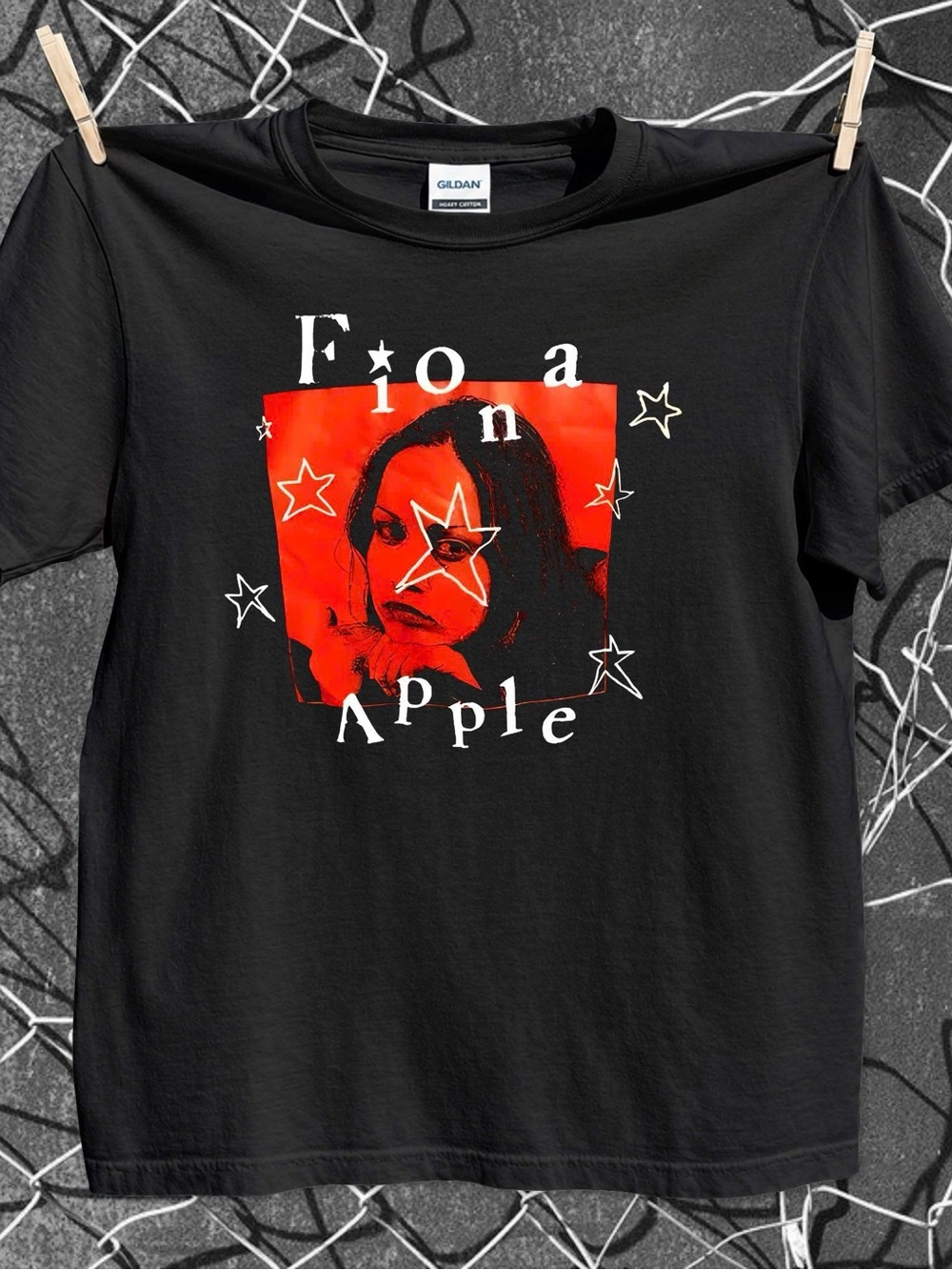 Fiona Apple Graphic Tee Black Unisex Retro Grunge Band T-shirt